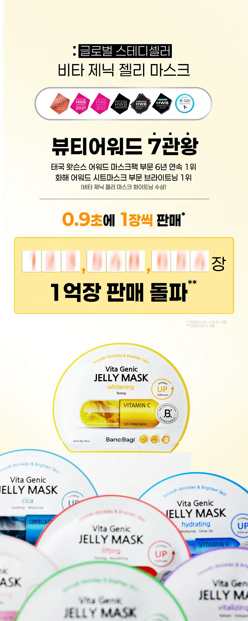 [카밍 폼 증정/안소희 PICK]바노바기 비타 제닉 젤리 마스크 10매 7종 택 1 상세페이지 7